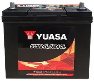 แบตเตอรี่รถยนต์ Yuasa battery 50B24L/R