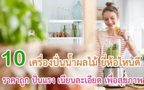 เครื่องปั่นน้ำผลไม้ ยี่ห้อไหนดี