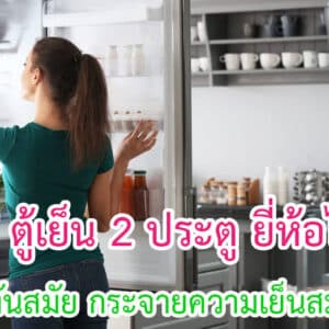 ตู้เย็น 2 ประตู ยี่ห้อไหนดี