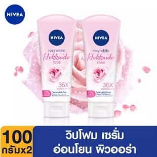 NIVEA Whip Foam Rosy White Hokkaido Rose 100 g.