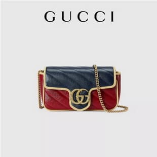 กระเป๋าหนังแท้ Gucci GG Marmont series supermini