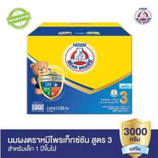 BEAR BRAND นมผง ตราหมี โพรเท็กซ์ชัน สูตร 3