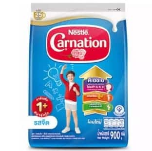 นมผงคาร์เนชั่น 1+, 3+ มี 3 รส คือ รสจืด,วานิลลา,น้ำผึ้ง