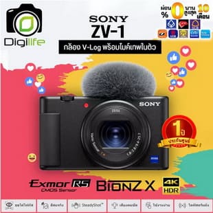 Sony ZV-1 Digital Camera 20.1MP ZEISS Lens 4K Recording