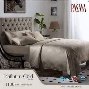 PASAYA ผ้าปูที่นอน KING 6 ฟุต - Platinum Gold Collection 1100