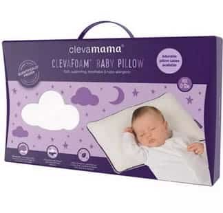 ClevaFoam® Clevamama หมอนกันหัวแบน หมอนทารก 0-12 เดือน
