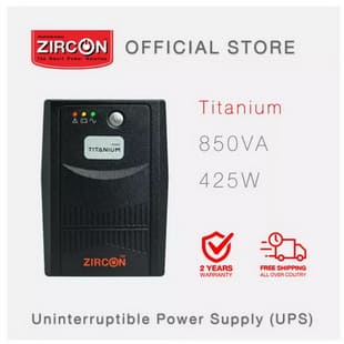 ZIRCON เครื่องสำรองไฟ (UPS) รุ่นTitanium 850VA/425W