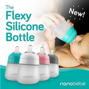 Nanobebe ขวดนมคอกว้าง รุ่น Flexy silicone bottle