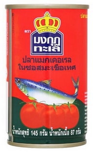 มงกุฎทะเล แมกเคอเรลในซอสมะเขือเทศ