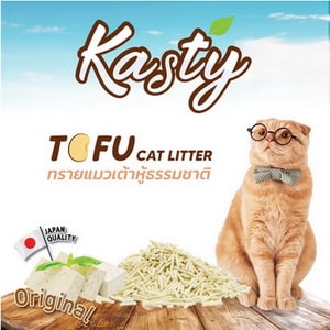 Kasty แคสตี้ ทรายแมวเต้าหู้ ธรรมชาติ 100%