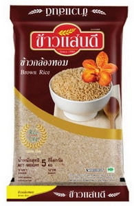 ข้าวแสนดี ข้าวกล้องหอม 100%