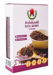 ข้าวไรซ์เบอร์รี่ ออแกนิก ตราบัวชมพู