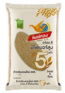 หงษ์ทองไลฟ์ ข้าวกล้องหอมใหม่ 100%