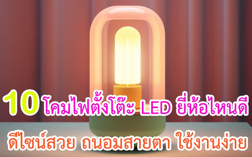 โคมไฟตั้งโต๊ะ LED ยี่ห้อไหนดี