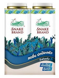 Snake Brand แป้งเย็นตรางู รีเฟรชชิ่ง