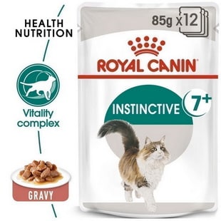 Royal Canin อาหารเปียกแมวสูงวัย สูตร Instinctive 7+ Pouch Gravy