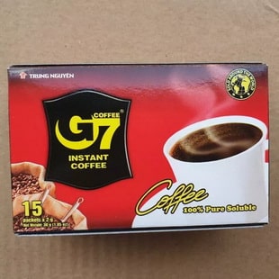 กาแฟเวียดนาม G7 Black Instant Coffee