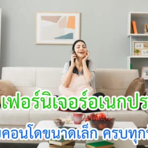 เฟอร์นิเจอร์อเนกประสงค์สำหรับคอนโดขนาดเล็ก