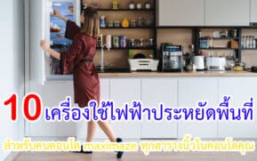 เครื่องใช้ไฟฟ้าประหยัดพื้นที่สำหรับคนคอนโด