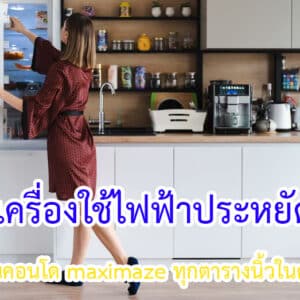 เครื่องใช้ไฟฟ้าประหยัดพื้นที่สำหรับคนคอนโด