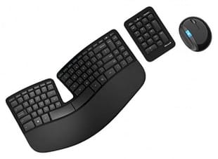 คีย์บอร์ดและเมาส์ Ergonomic